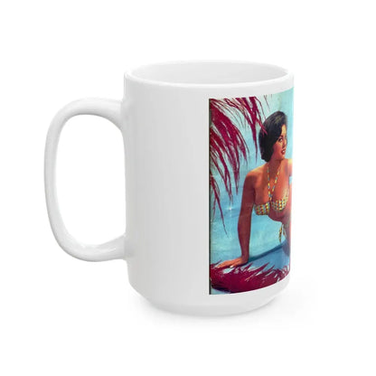June Palmer #253 (Vintage Female Icon) White Coffee Mug - Go Mug Yourself