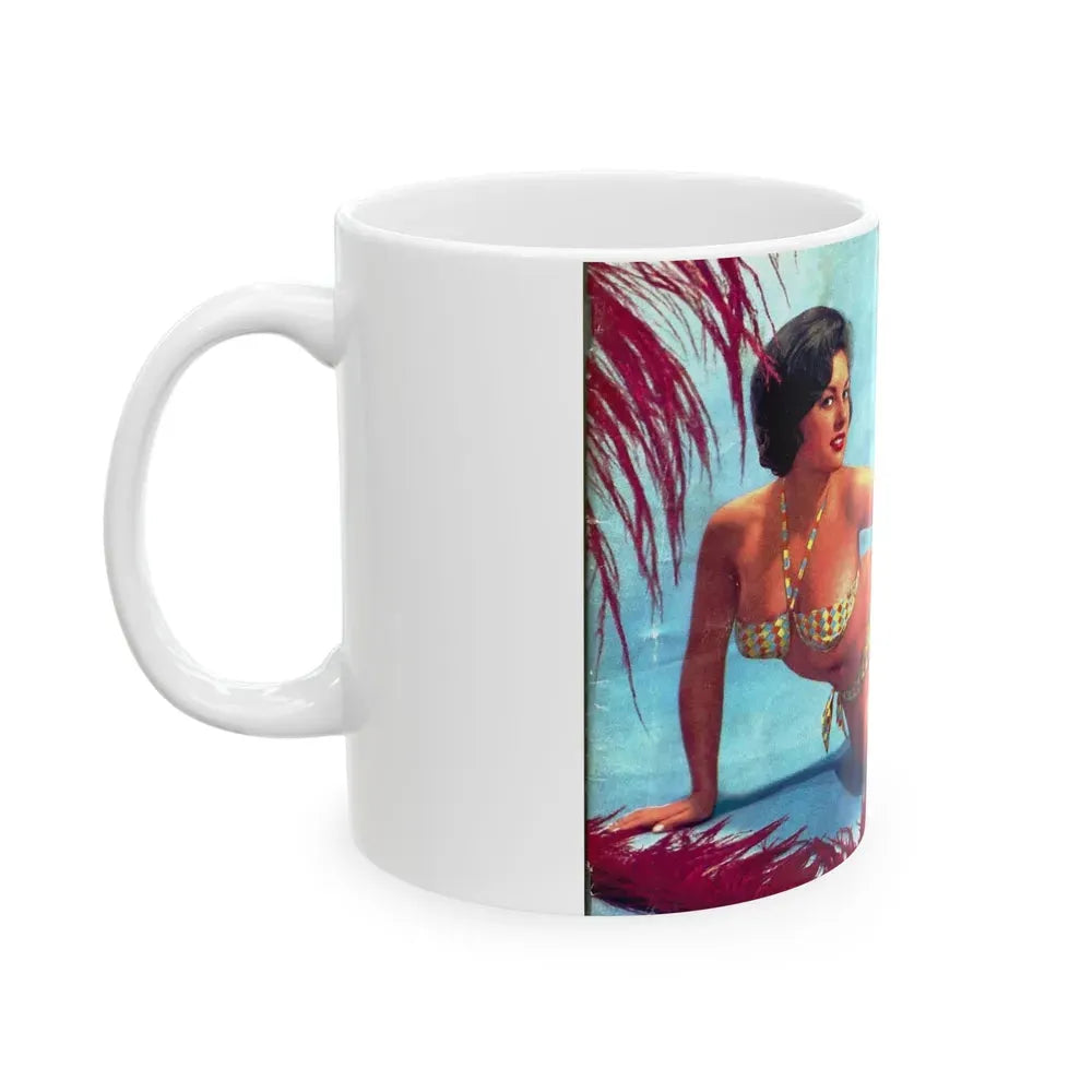 June Palmer #253 (Vintage Female Icon) White Coffee Mug - Go Mug Yourself