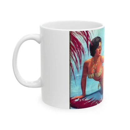 June Palmer #253 (Vintage Female Icon) White Coffee Mug - Go Mug Yourself
