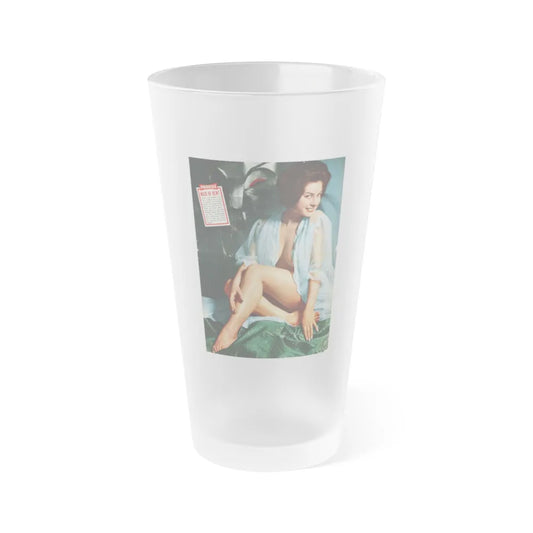 June Palmer #254 (Vintage Female Icon) Frosted Pint Glass 16oz-16oz-Frosted-Go Mug Yourself