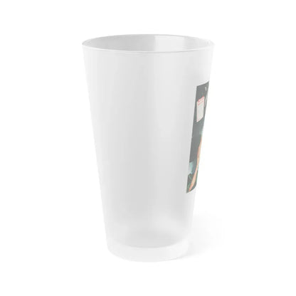 June Palmer #254 (Vintage Female Icon) Frosted Pint Glass 16oz - Go Mug Yourself