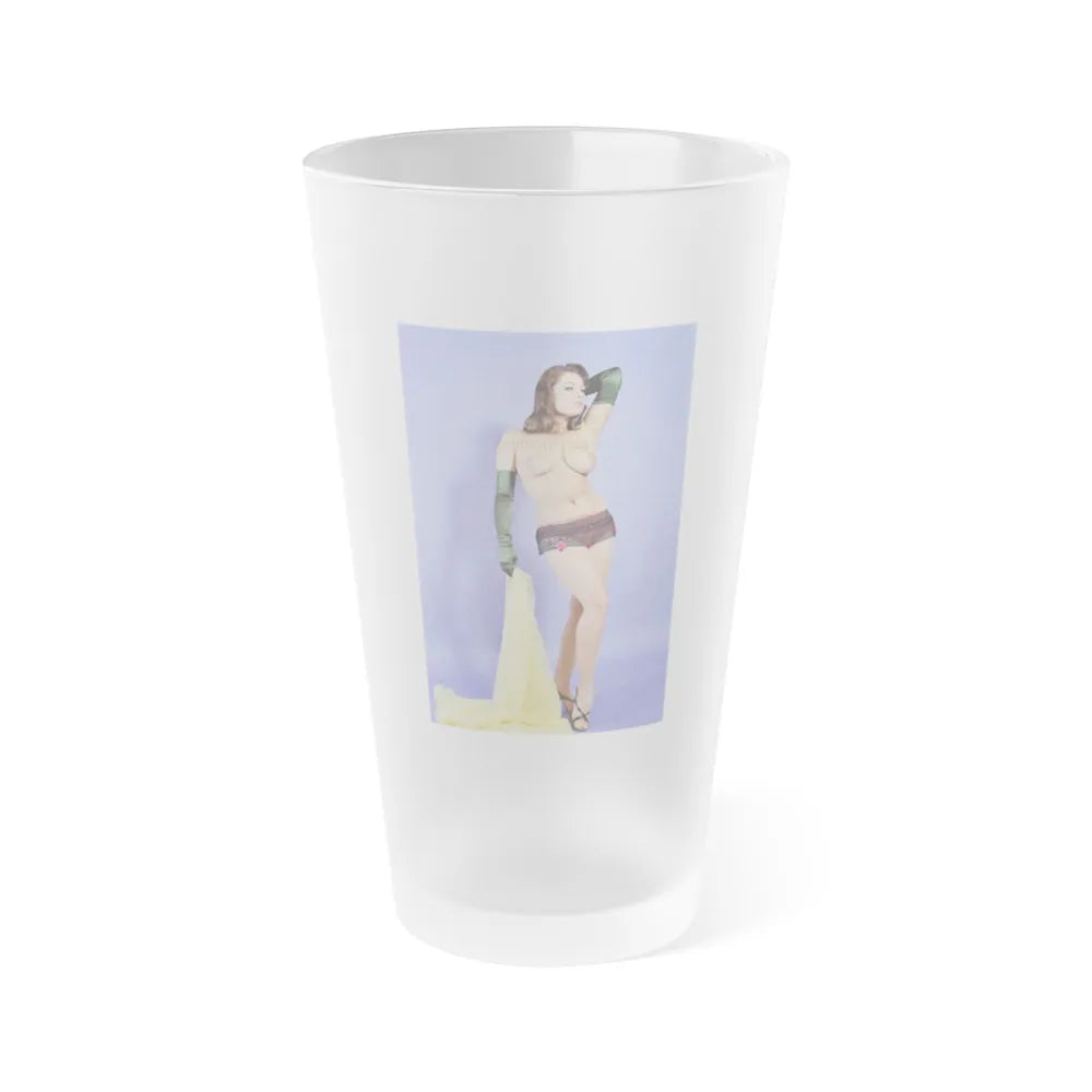 June Palmer #262 (Vintage Female Icon) Frosted Pint Glass 16oz-16oz-Frosted-Go Mug Yourself