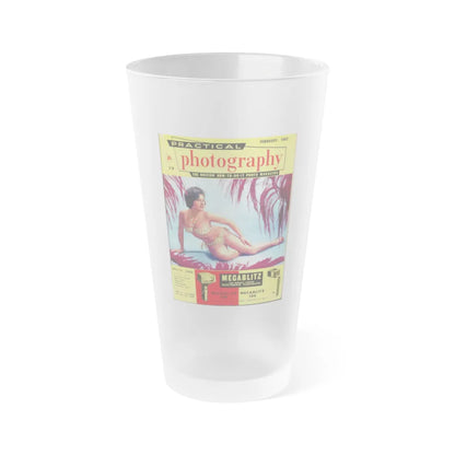 June Palmer #289 (Vintage Female Icon) Frosted Pint Glass 16oz-16oz-Frosted-Go Mug Yourself