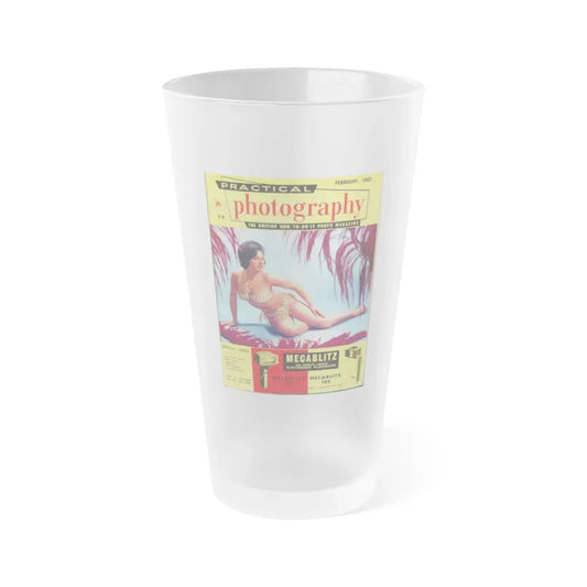 June Palmer #289 (Vintage Female Icon) Frosted Pint Glass 16oz 16oz Frosted - Go Mug Yourself
