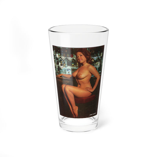 June Palmer #295 - Nude (Vintage Female Icon) Pint Glass 16oz-16oz-Go Mug Yourself