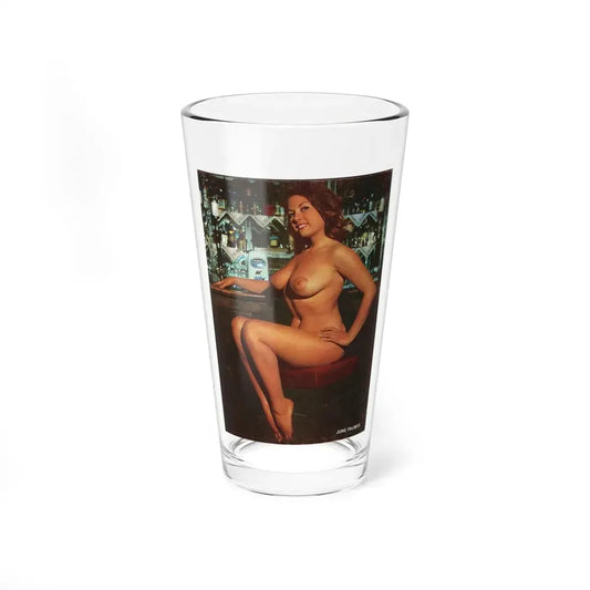 June Palmer #295 - Nude (Vintage Female Icon) Pint Glass 16oz 16oz - Go Mug Yourself