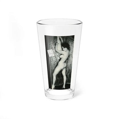 June Palmer #299 - Nude (Vintage Female Icon) Pint Glass 16oz 16oz - Go Mug Yourself