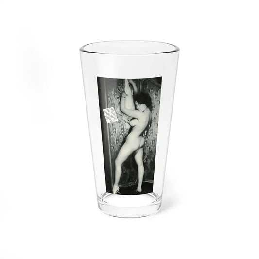 June Palmer #299 - Nude (Vintage Female Icon) Pint Glass 16oz 16oz - Go Mug Yourself