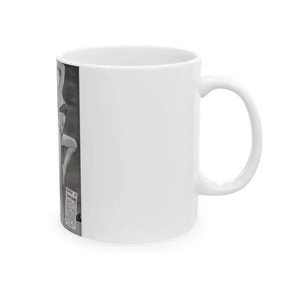 June Palmer #302 (Vintage Female Icon) White Coffee Mug - Go Mug Yourself