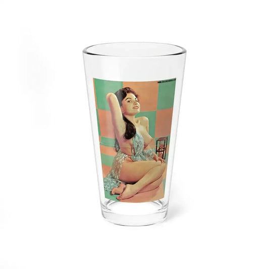 June Palmer #319 (Vintage Female Icon) Pint Glass 16oz 16oz - Go Mug Yourself