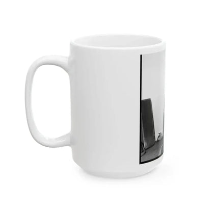 June Palmer #321 - Topless (Vintage Female Icon) White Coffee Mug - Go Mug Yourself