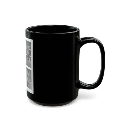 June Palmer #327 - Nude (Vintage Female Icon) Black Coffee Mug - Go Mug Yourself