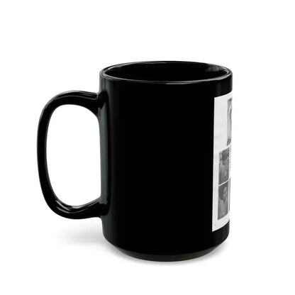 June Palmer #327 - Nude (Vintage Female Icon) Black Coffee Mug - Go Mug Yourself