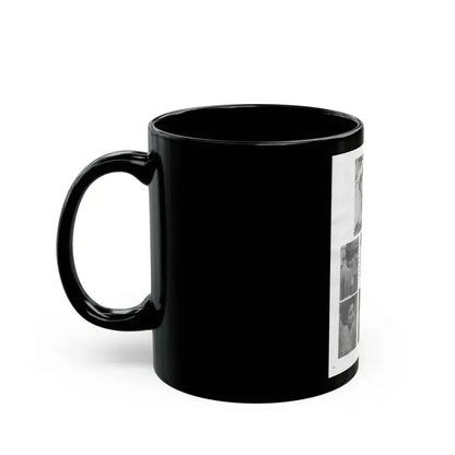 June Palmer #327 - Nude (Vintage Female Icon) Black Coffee Mug - Go Mug Yourself