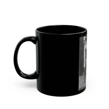 June Palmer #328 - Nude (Vintage Female Icon) Black Coffee Mug - Go Mug Yourself