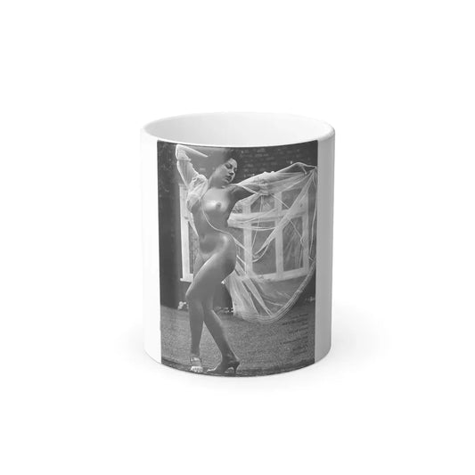 June Palmer #328 - Nude (Vintage Female Icon) Color Changing Coffee Mug 11oz - Go Mug Yourself