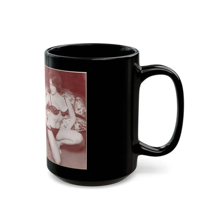 June Palmer #329 (Vintage Female Icon) Black Coffee Mug - Go Mug Yourself