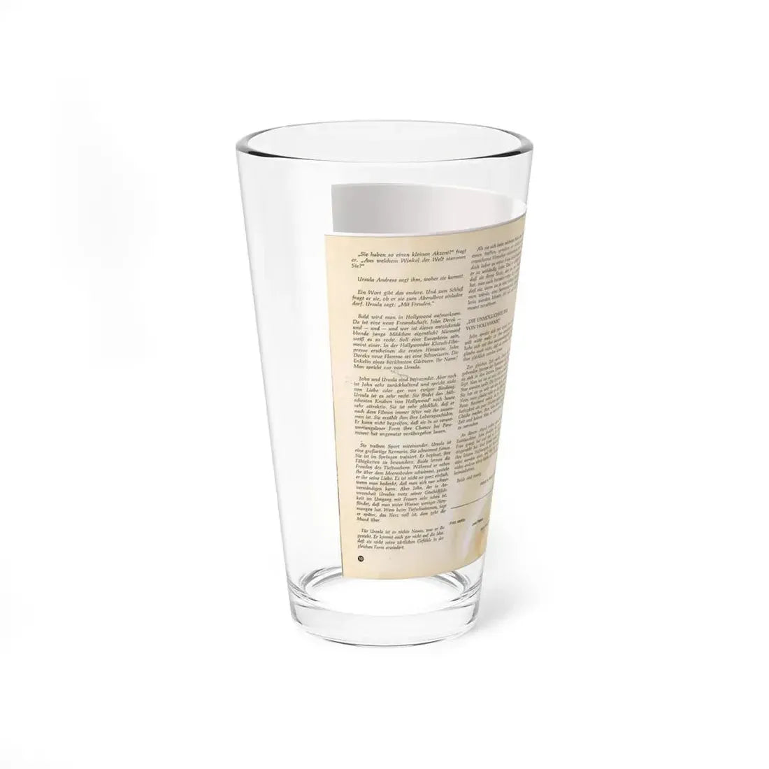 June Palmer #329 (Vintage Female Icon) Pint Glass 16oz - Go Mug Yourself