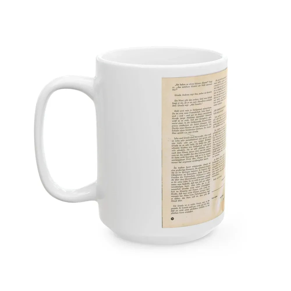 June Palmer #329 (Vintage Female Icon) White Coffee Mug - Go Mug Yourself