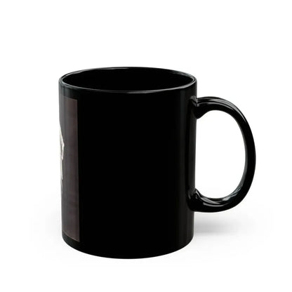 June Palmer #334 - Nude (Vintage Female Icon) Black Coffee Mug - Go Mug Yourself