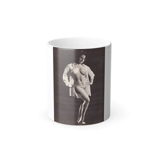 June Palmer #334 - Nude (Vintage Female Icon) Color Changing Coffee Mug 11oz - Go Mug Yourself