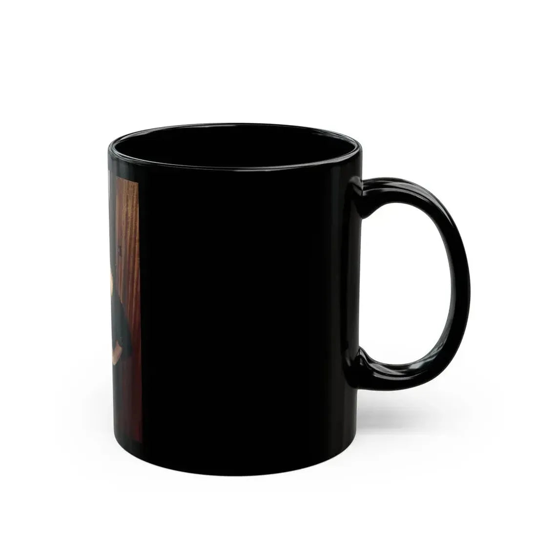 June Palmer #336 - Nude (Vintage Female Icon) Black Coffee Mug - Go Mug Yourself