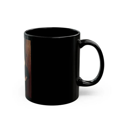 June Palmer #336 - Nude (Vintage Female Icon) Black Coffee Mug - Go Mug Yourself