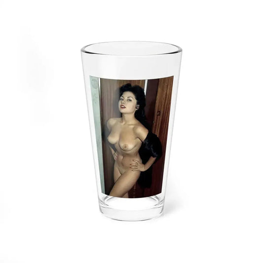 June Palmer #336 - Nude (Vintage Female Icon) Pint Glass 16oz 16oz - Go Mug Yourself
