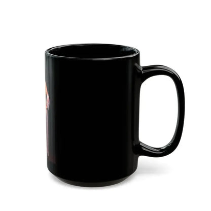 June Palmer #338 - Nude (Vintage Female Icon) Black Coffee Mug - Go Mug Yourself