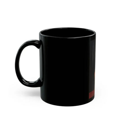June Palmer #338 - Nude (Vintage Female Icon) Black Coffee Mug - Go Mug Yourself