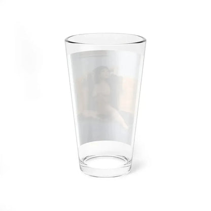 June Palmer #342 - Topless (Vintage Female Icon) Pint Glass 16oz - Go Mug Yourself
