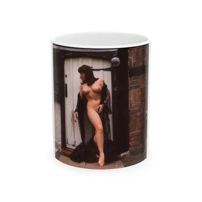 June Palmer #343 - Nude (Vintage Female Icon) White Coffee Mug 11oz - Go Mug Yourself