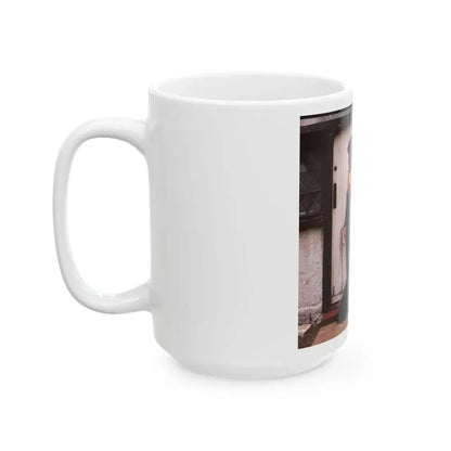 June Palmer #343 - Nude (Vintage Female Icon) White Coffee Mug - Go Mug Yourself