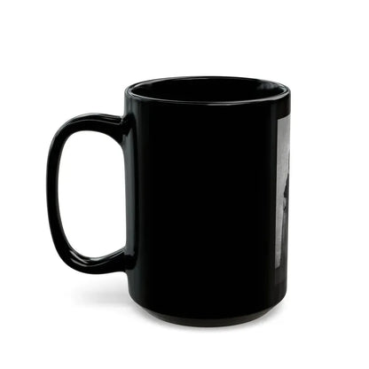 June Palmer #344 - Nude (Vintage Female Icon) Black Coffee Mug - Go Mug Yourself