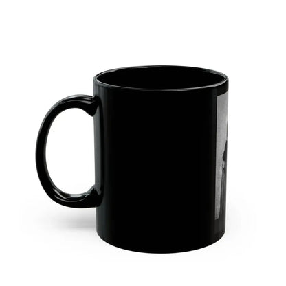 June Palmer #344 - Nude (Vintage Female Icon) Black Coffee Mug - Go Mug Yourself
