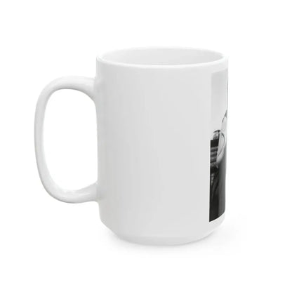 June Palmer #348 - Topless (Vintage Female Icon) White Coffee Mug - Go Mug Yourself