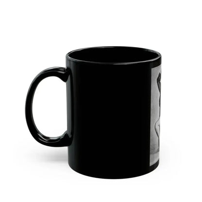 June Palmer #354 - See through black night gown (Vintage Female Icon) Black Coffee Mug - Go Mug Yourself