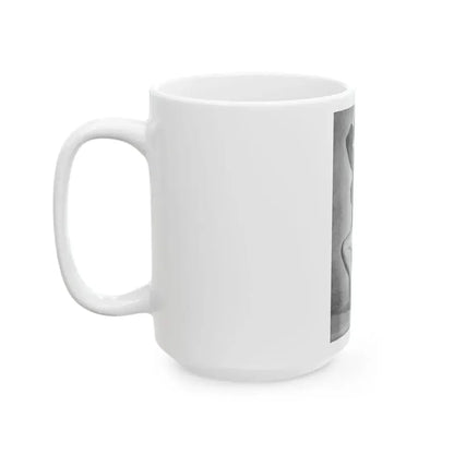 June Palmer #354 - See through black night gown (Vintage Female Icon) White Coffee Mug - Go Mug Yourself