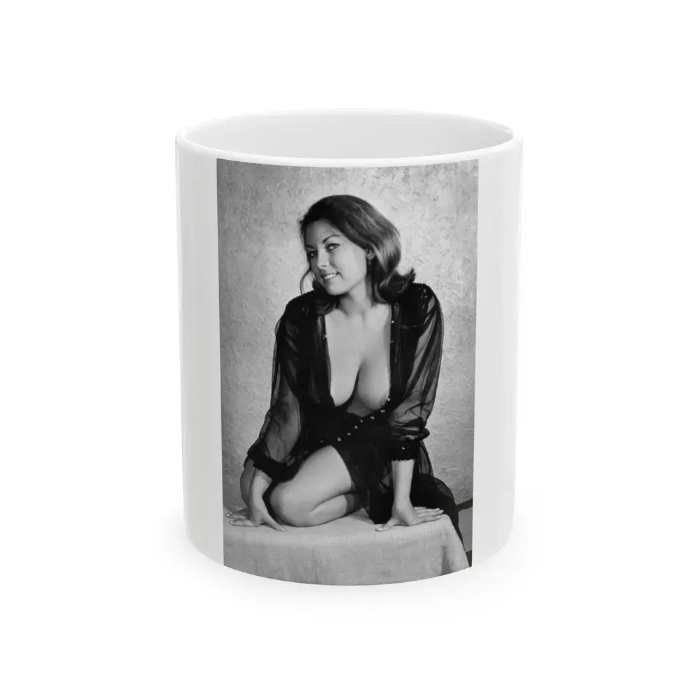 June Palmer #356 (Vintage Female Icon) White Coffee Mug 11oz - Go Mug Yourself