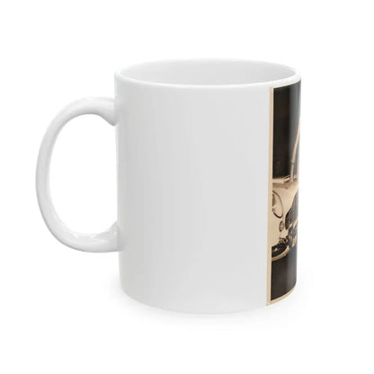 June Palmer #357 (Vintage Female Icon) White Coffee Mug - Go Mug Yourself