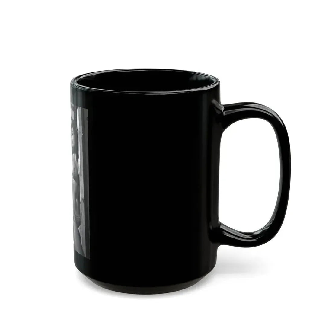 June Palmer #358 - Topless (Vintage Female Icon) Black Coffee Mug - Go Mug Yourself