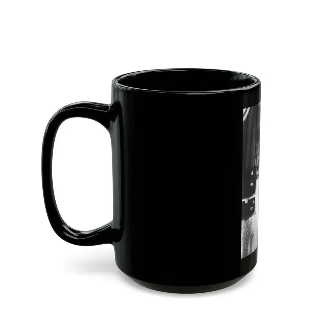 June Palmer #358 - Topless (Vintage Female Icon) Black Coffee Mug - Go Mug Yourself