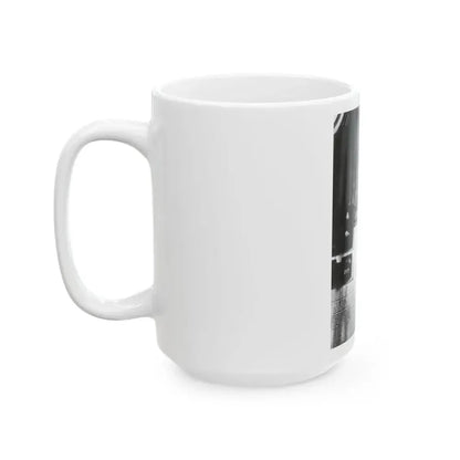 June Palmer #358 - Topless (Vintage Female Icon) White Coffee Mug - Go Mug Yourself