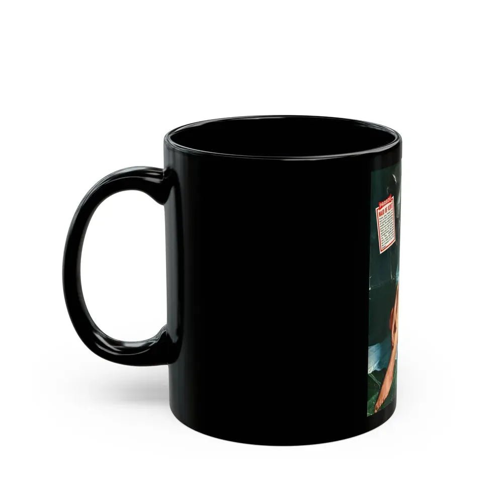 June Palmer #366 (Vintage Female Icon) Black Coffee Mug - Go Mug Yourself