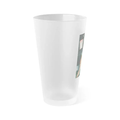 June Palmer #366 (Vintage Female Icon) Frosted Pint Glass 16oz - Go Mug Yourself