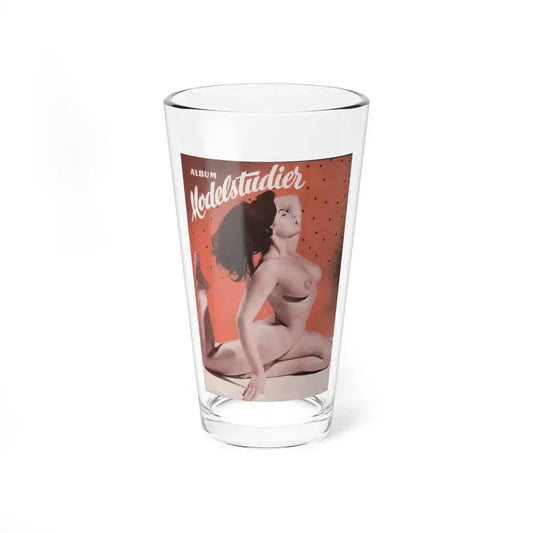 June Palmer #367 - Nude (Vintage Female Icon) Pint Glass 16oz 16oz - Go Mug Yourself