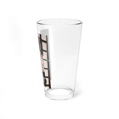 June Palmer #368 - Topless (Vintage Female Icon) Pint Glass 16oz - Go Mug Yourself