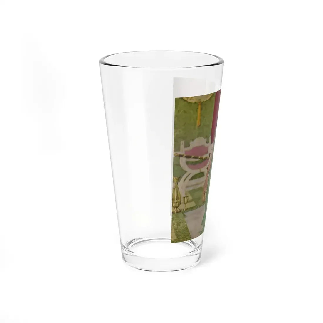 June Palmer #369 - Topless (Vintage Female Icon) Pint Glass 16oz - Go Mug Yourself