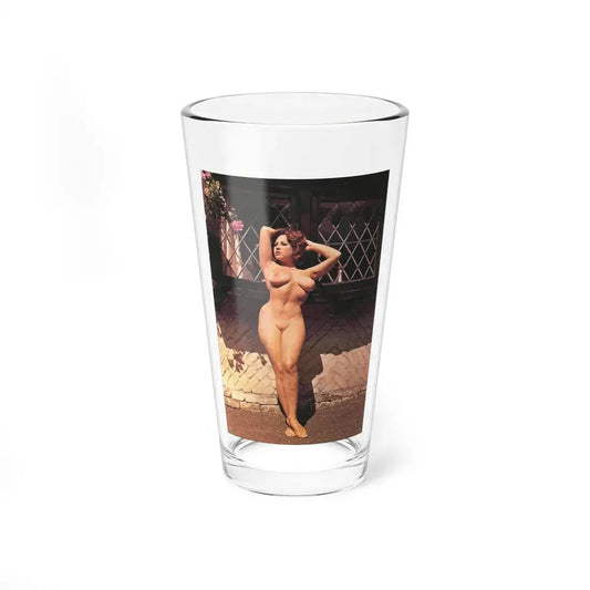 June Palmer #38 - Topless (Vintage Female Icon) Pint Glass 16oz 16oz - Go Mug Yourself