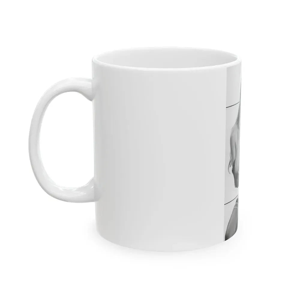 June Palmer #398 (Vintage Female Icon) White Coffee Mug - Go Mug Yourself